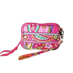 VERY BRADLEY Zip Around Wristlet In Pink Swirls